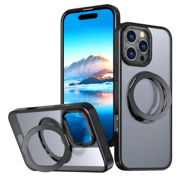 Ios 17 Stand iPhone 17 360° Rotatable Ring Stand Compatible With Magsafe – Gadget Gear