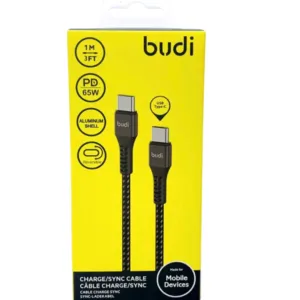 BUDI 1m PD 65W-C to C Cable