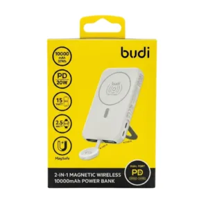 2-in-1 Magnetic Wireless 10000mAh Power Bank